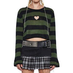 Dollskill Current mood crop sweater, S size
